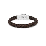 Mangky Small Leather Bracelet, Brown 126 BR