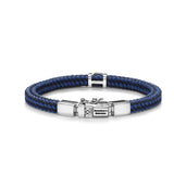 Bracelet Cordon Denise, Mix Bleu 780MIX BU