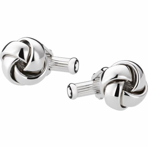 Montblanc Knot Cufflinks, stainless steel 110674