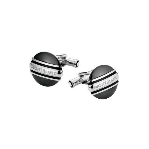 Montblanc cufflinks, stainless steel and PVD coated 102982