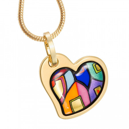 Heart Pendant, Hundertwasser, Street River
