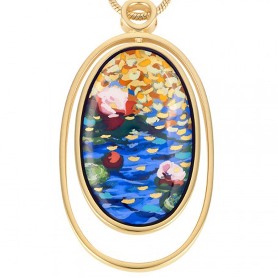 Waterdrop Pendant, Claude Monet, Iris
