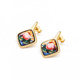 Boucles d'oreilles Carré, Claude Monet, Orangerie CM492CR1/8011 ST