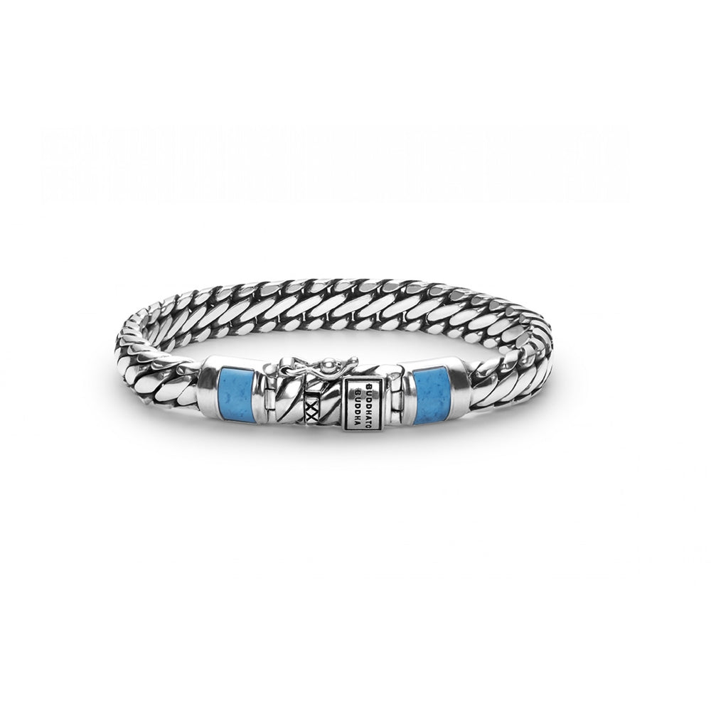 Ben Stone XS Blue Lace Agate Bracelet J070 BA