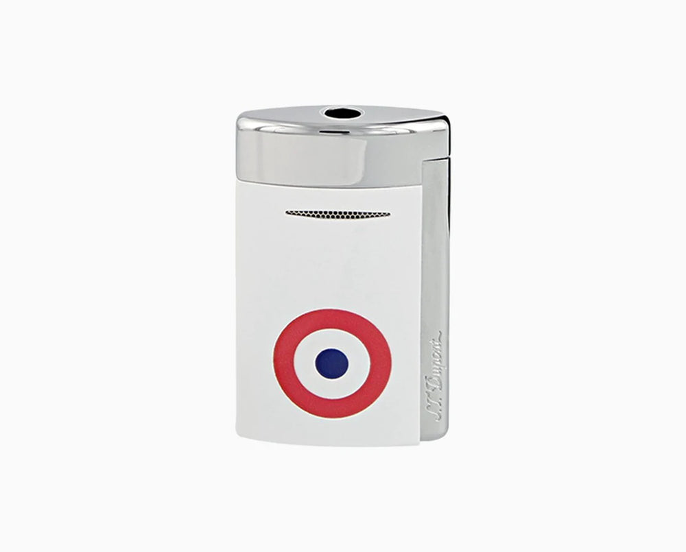 S.T DUPONT Minijet White Rosette Lighter/Briquet 010802