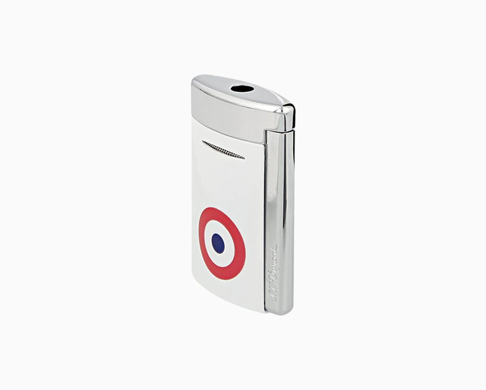 S.T DUPONT Minijet White Rosette Lighter/Briquet 010802