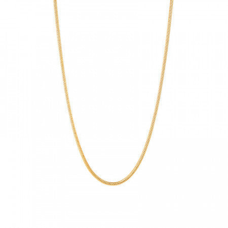Snake Chain, Yellow Gold Plated S1-50